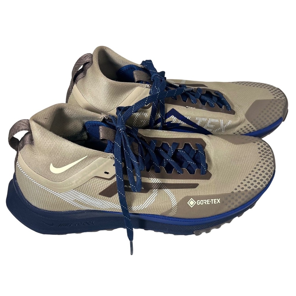 Nike React Pegasus Trail 4 GORE-TEX Waterproof Low Top Khaki FD5841-200 Size 10